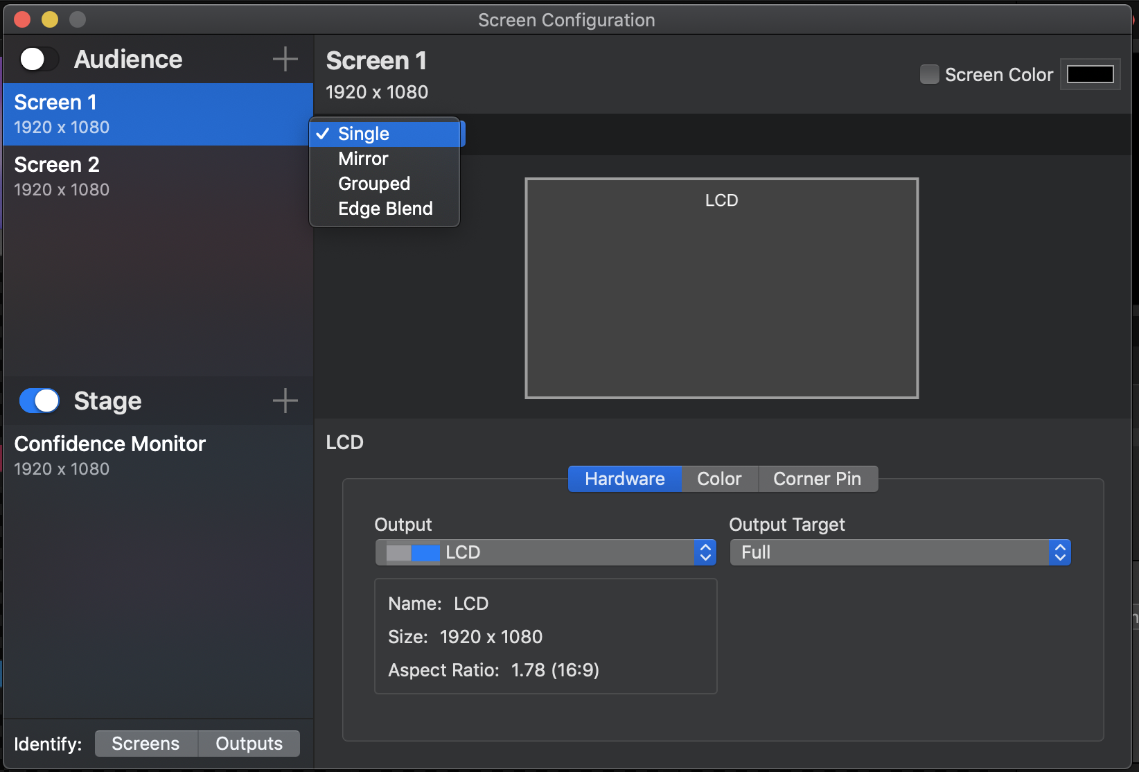 What's the Difference Between Screens and Outputs? Renewed Vision