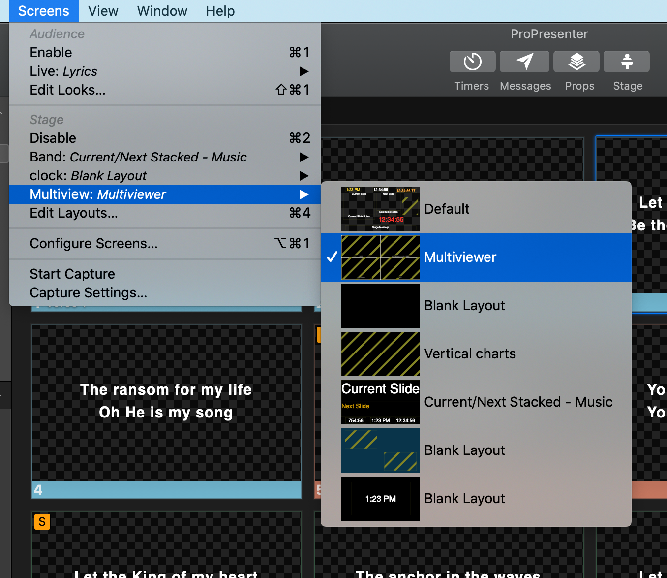 Create a Multiviewer output in ProPresenter 7 Renewed Vision