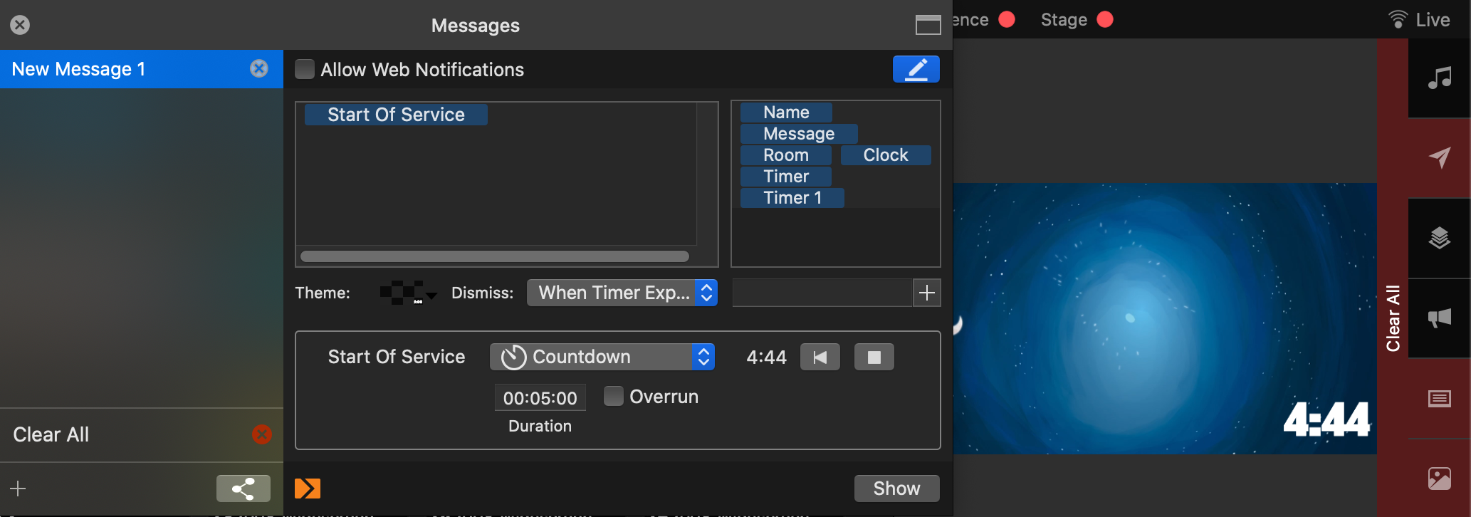 How to Create a Countdown for an Audience Screen – Renewed Vision