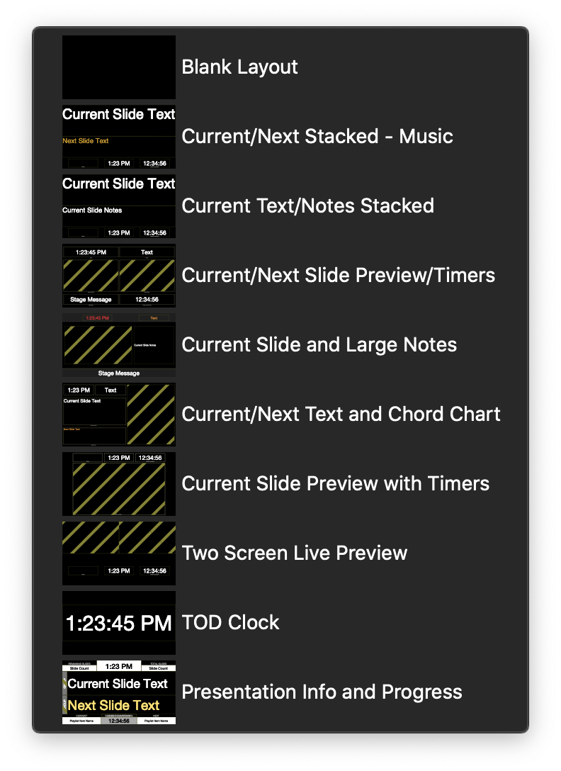 stage display propresenter 6