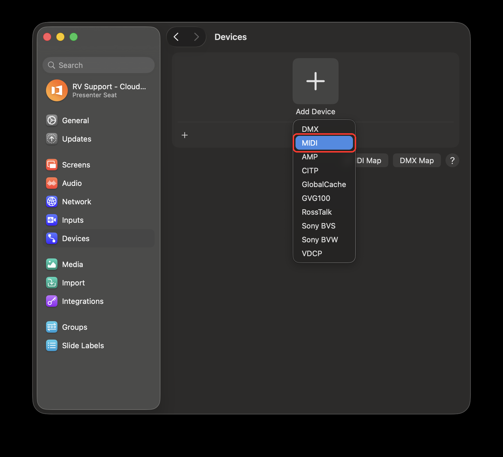Add MIDI